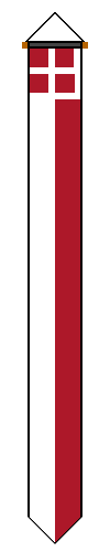 Vlag en of wimpel van de provincie Utrecht.